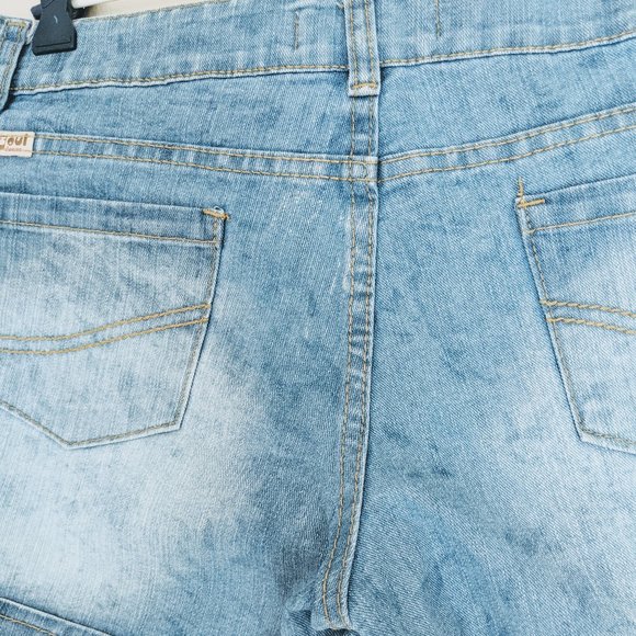 🇦🇷 Prid Soul Acid Wash Denim Shorts Made In Argentina - Picture 8 of 10